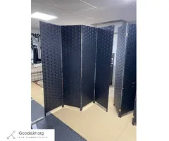 2-NEW BLK ROOM DIVIDERS-FROM NON SMOKING HOME - $135 (Gray)